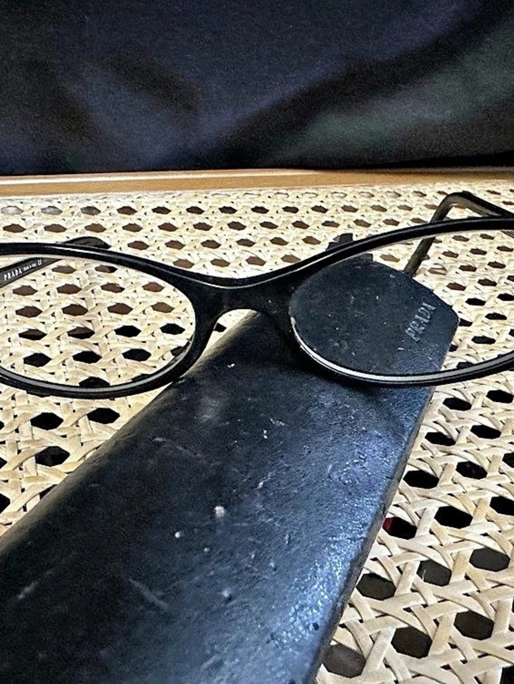 Prada VPR 05G Eyeglasses Black
